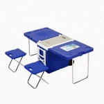 Outdoor 28L portable camping cooler box set with table