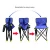 Import outdoor beach wood chair folding camping BBQ portable  oxford cloth backpack chair from China