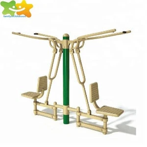 Outdoor Double Seated Body Fit Chest Press Exercise Equipment Machine Workout