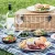 Import Outdoor Portable Picnic Stainless Steel Tableware with Bag Knife Fork Spoon Chopsticks Straws 6 Piece Suit Camping Trip Tools from China