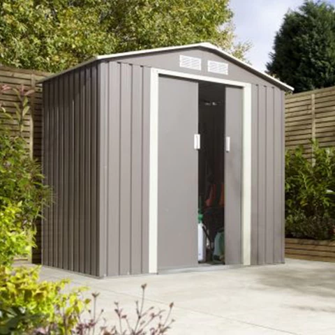 outdoor waterproof garden storage metal sheds