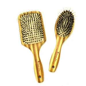 Oval Wood Handle Hair Brush Massage Hair Brush Professional Bamboo Hair Brush