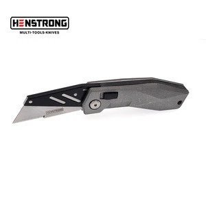 Own patent Safety lock  Box Cutter art knife folding Utility Knife