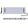PD Charging Sd Tf Card Reader 11 In 1 Usbc Type C Hub Multiport Usb C Hub Adapter Type C Laptop Docking Station