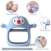 Penguin  baby teether baby anti-eating hand teeth chewing glue 6 months baby silicone toy