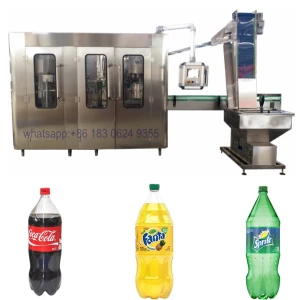 PET Bottled Carbonated Soft Drink Mixing And Filling Machine, Carbonator Co2 Sparkling Water