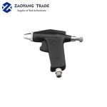 Pistol type plastic body gravity feed airbrush with 20 CC plastic cup suitable for makeup and tanning