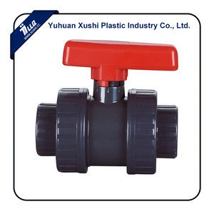 Plastic ABS handle PVC valve body True union ball valve