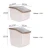 Import plastic airtight rice storage container with wheel and handle 10kg 15kg pp rice storage container from China