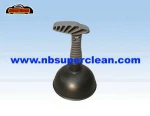 Plastic toilet plunger, mini toilet pumper with rubber sucker