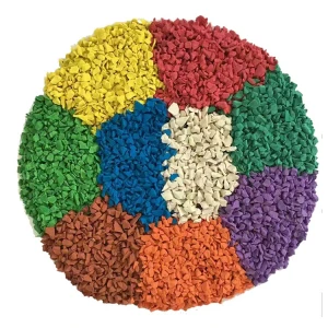 Playground Racetrack Multipurpose Colorful EPDM Rubber Granules