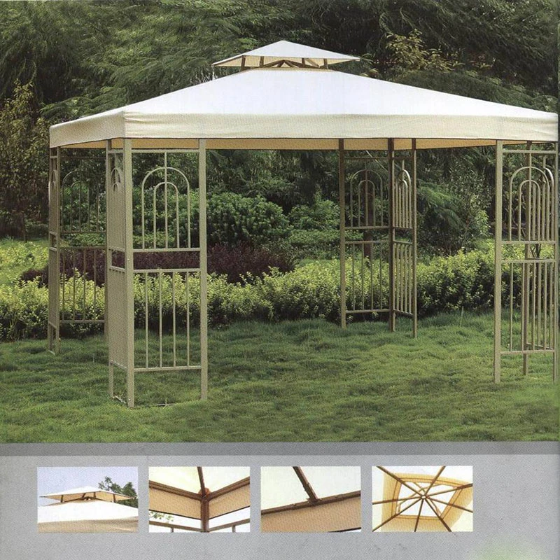 Pop Up Gazebo 3*3*2.5m with Sides Waterproof Folding Garden Marquee Tent Awning Canopy Side Panels Blue