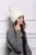 Import Popular fashion knitted hat with top ball winter cap from China
