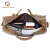 Popular mens gym sport travel canvas leather duffel luggage duffle bag for traveling