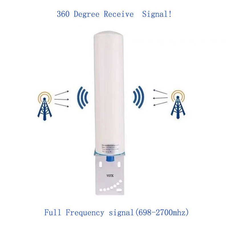 Popular VOTK 4G Lte Signal Booster Cellular Network signal Repeater 4G mobile phone amplifier with omni 360 antenna set