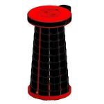 Portable mini plastic retractable camping folding step stool