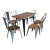 Import Powder coating finish Restaurant Industrial wooden seat dining chair SM-W1027C from China