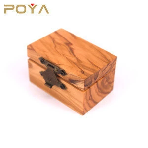 Poya Jewelry Nature Solid Wood Jewelry Box For Mens And Womens Rings Custom Made Your Logo