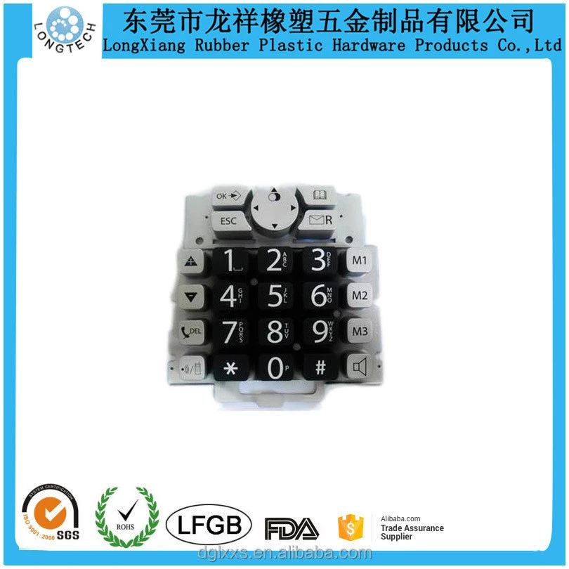 Premium Custom Made Silicone Rubber Door Keypad for Entry System