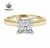 Import Princess cut diamond engagement ring in 14kt white gold,  fashion cubic zirconia ring from China