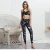 Import Print Tights Stretchy Sport Suit Women Gym Wear Yoga Set Compression Pants Fitness Clothing Plus Size Workout from China