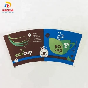 Printing pe coated paper making disposable paper cup raw material fans
