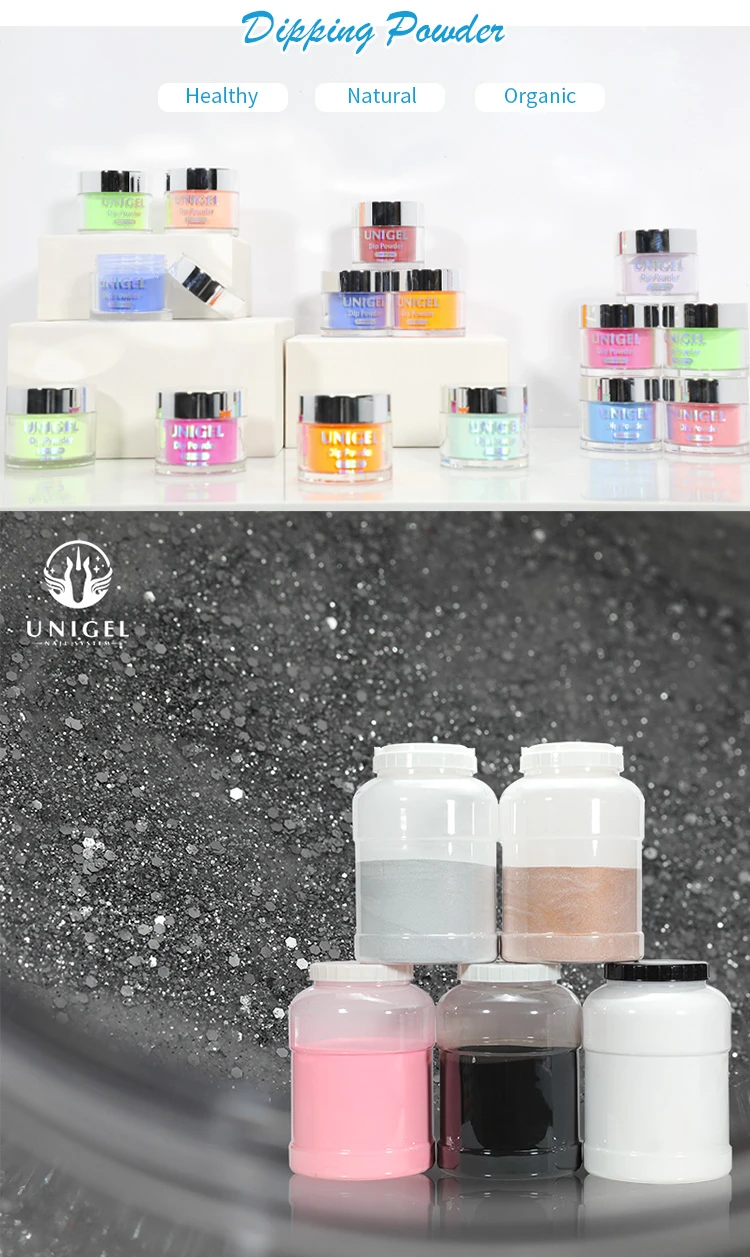 Private Label Nail Glitter Color Acrylic Powder Nails Dipping Powder