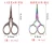 Professional new stainless steel household mini  tailor small scissors