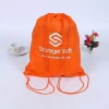 promotion non woven drawstring bag with logo