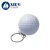 Import Promotional custom logo print anti stress relief PU foam stress golf ball keychain from China