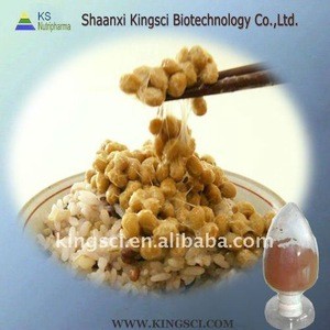 Pure natural raw material of Natto,Nattokinase 10000U/G,20000U/G(best Lower Cholestrol)