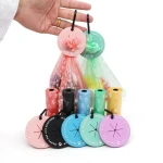 PVC Dog Poop Bag Holder Leash Waste Dispenser for Dog Walking Bike Accessory Holder Essential Pet Products