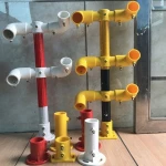 PVC Safety Guardrail Fittings Pipe  Fittings pvc sanitary pipes fittings  48mm  steel ipe coupler