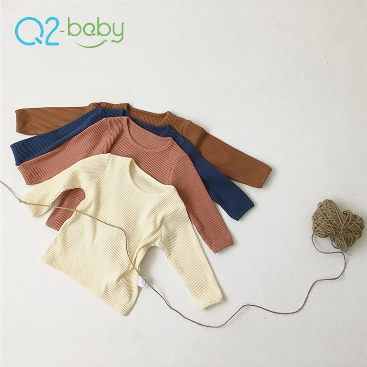 Q2-baby Bulk Buying High Quality Infant Toddler Two Piece Set Baby Clothes Formal Set