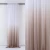 Import Ready Made Gradient Color Voile Fabric Sheer Curtain For Living Room from China