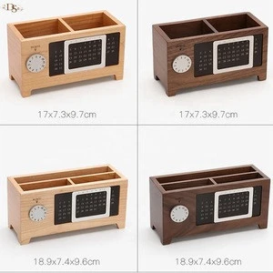 Ready to ship lower price office use wooden pen holder