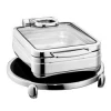 realwin Modern design buffet stainless steel 4L chafing dishes with glass window