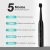 Import Rechargeable Electric Toothbrush Ultrasonic Powerful Automatic Smart AdultTooth Brush with Replacement Toothbrush Heads 5 Modes from China