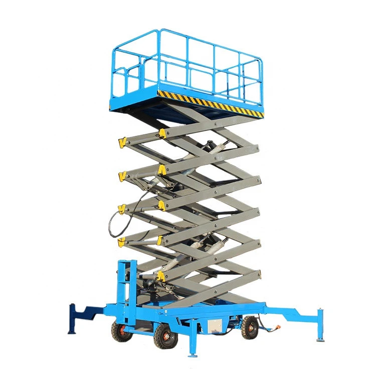 Recruitment Agency Wholesale 9m 4m 12m Lifting Height Adjustable Mobile 500kg Industrial Electric Hydraulic Scissor Lift Tables