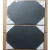 Import Rectangle natural black slate plates stone sushi soy sauce dish with two holes from China