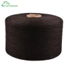 Recycled cotton yarn ne 5/1 open end dark  melange  for weaving blankets and rugs