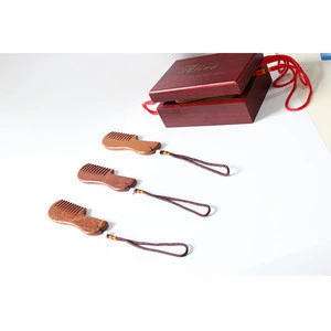 Red Bian Stone Comb Tool  for head Massage Tool as  oriental magic stone special gift