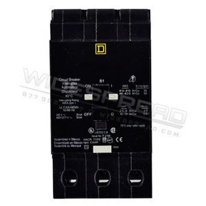 Refurbished EDB34015, Square D ,15 Amp molded case circuit breakers