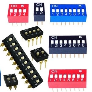 remote control switch DIP switch Toggle Switches 2.54MM 2pins/3Pins/4pins/5/6/7/8/10/12pins