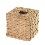 Renel High Quality Hand-woven Rectangular Water Hyacinth Tissue Box