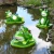 Import Resin simulation cartoon frog statue waterscape decoration outdoor garden pond water landscape floating animal resin sculpture from China