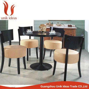 Restaurant Furniture coffee shop wood coffee Table And Chair
