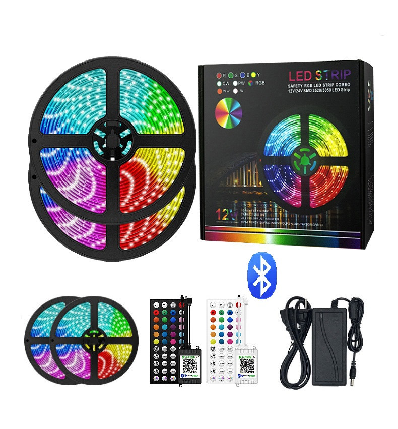 Buy Rgb 5050 Led Strip Diffuser Flexible Pcb Dc12v Ir Remote Controller ...