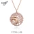 Import Royi Jewelry Round Shape with Star Rose Gold Plated Cubic Zirconia Charms Silver 925 Pendants from China