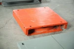 Rubber bridge bearing support